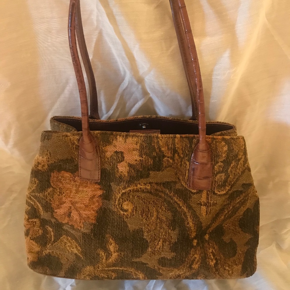 Fossil tapestry bag purse